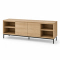 Szafka RTV z dębu laminowanego 180x40x50 cm