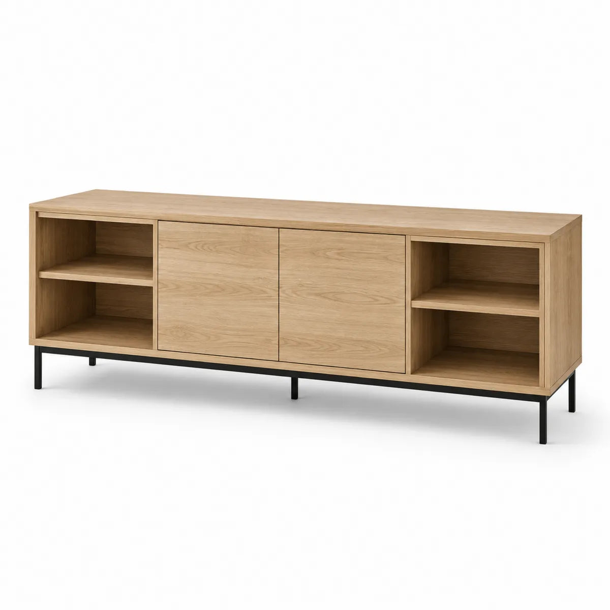 Szafka RTV z dębu laminowanego 180x40x50 cm