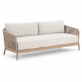 Trzyosobowa sofa z polipropylenową liną i drewnianą ramą 200cm